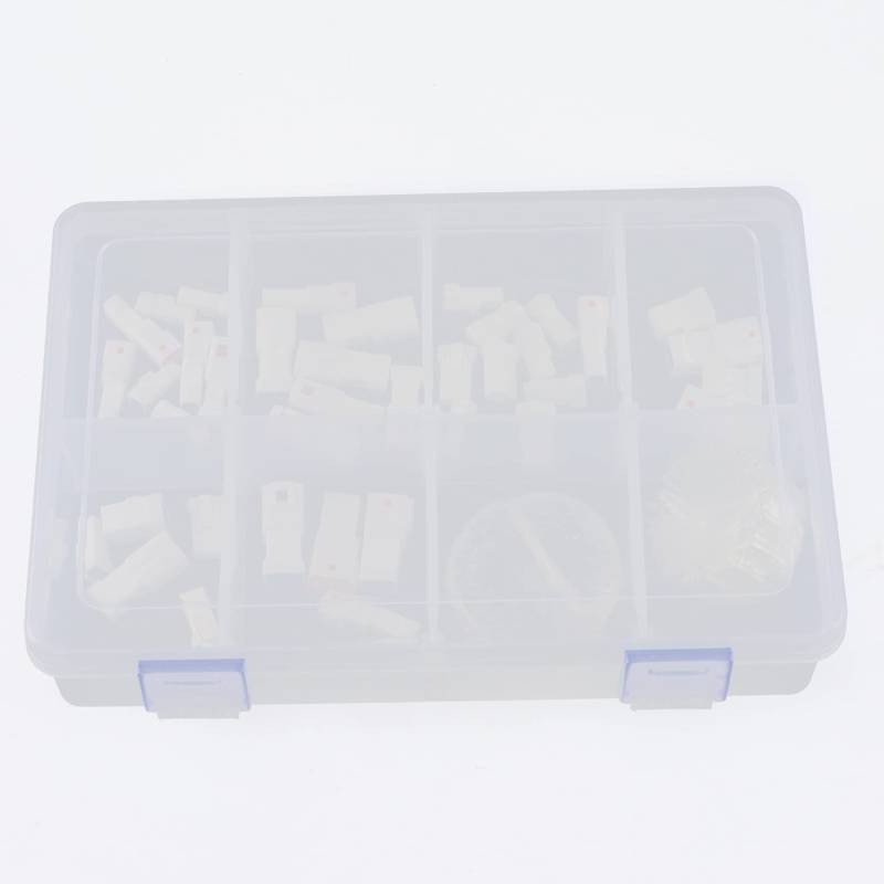 JNJOOD JST02R-JWPF-VSLE 2/3/4/6/8 Pin wasserdichte Stecker, männlich und weiblich, 1 Box mit 19 Sets von JNJOOD