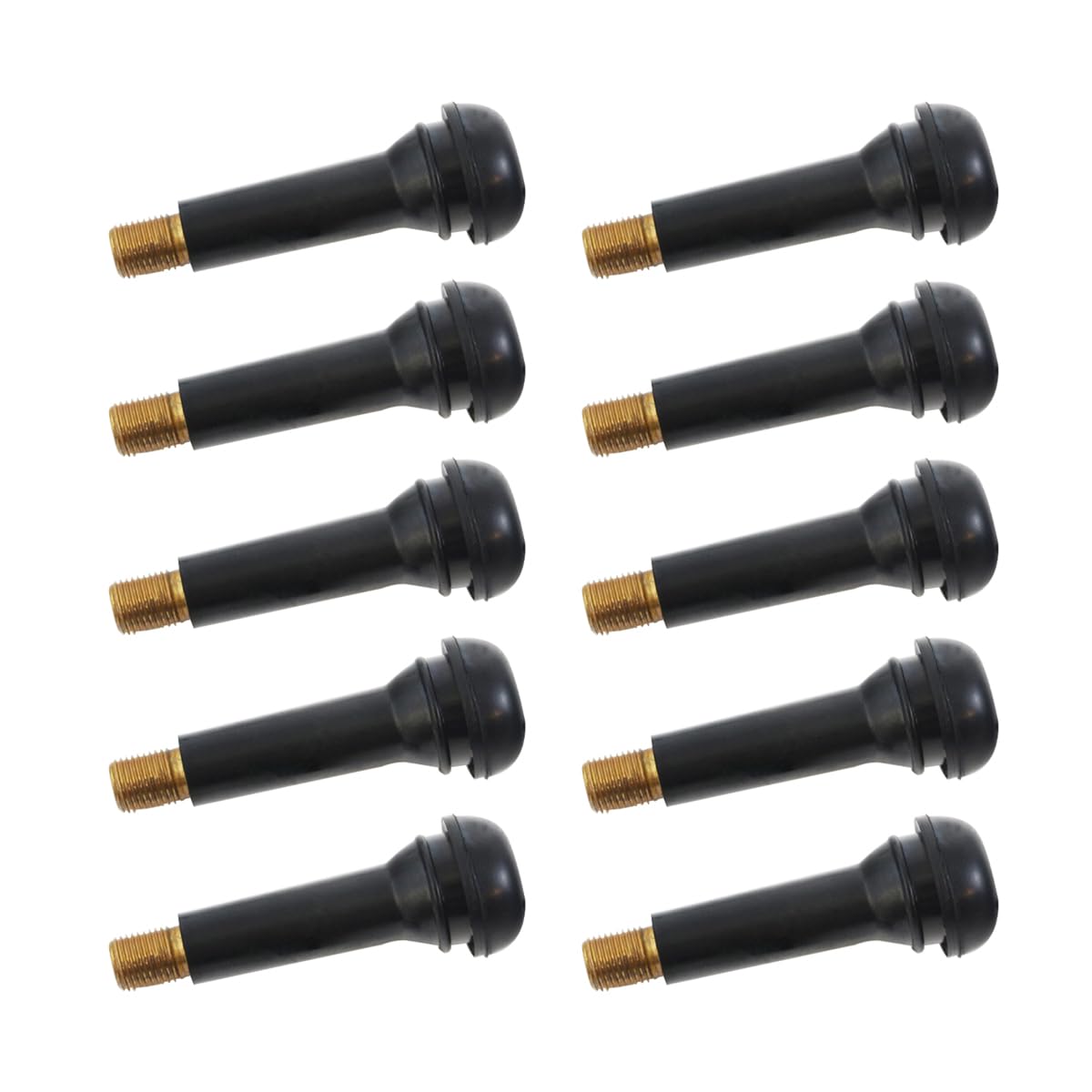 JNNJ 10 Stück Gummiventil Snap-In Ventil Sensor, Auto TR412 Reifenventilschäfte Kurz Schwarz Gummi Reifen Tubeless Snap-In Vavle, Reifenventilschaft Kurzes Gummiventil JNNJ 10 Stück Gummiventil Snap-In Ventil Sensor, Auto TR412 Reifenventilschäfte Kurz Schwarz Gummi Reifen Tubeless Snap-In Vavle, Reifenventilschaft Kurzes Gummiventil von JNNJ
