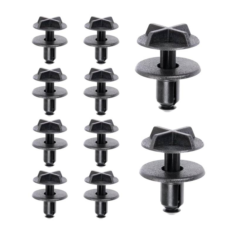 JNNJ 10 Stück Lufteinlass-Verkleidungsclips, Battery Cover Lufteinlass Trim Kunststoff Clip, Akkudeckel Lufteinlass-Verkleidungs-Clip, Discovery Evoque Batterieabdeckung, Automobiles Innenraumzubehör von JNNJ