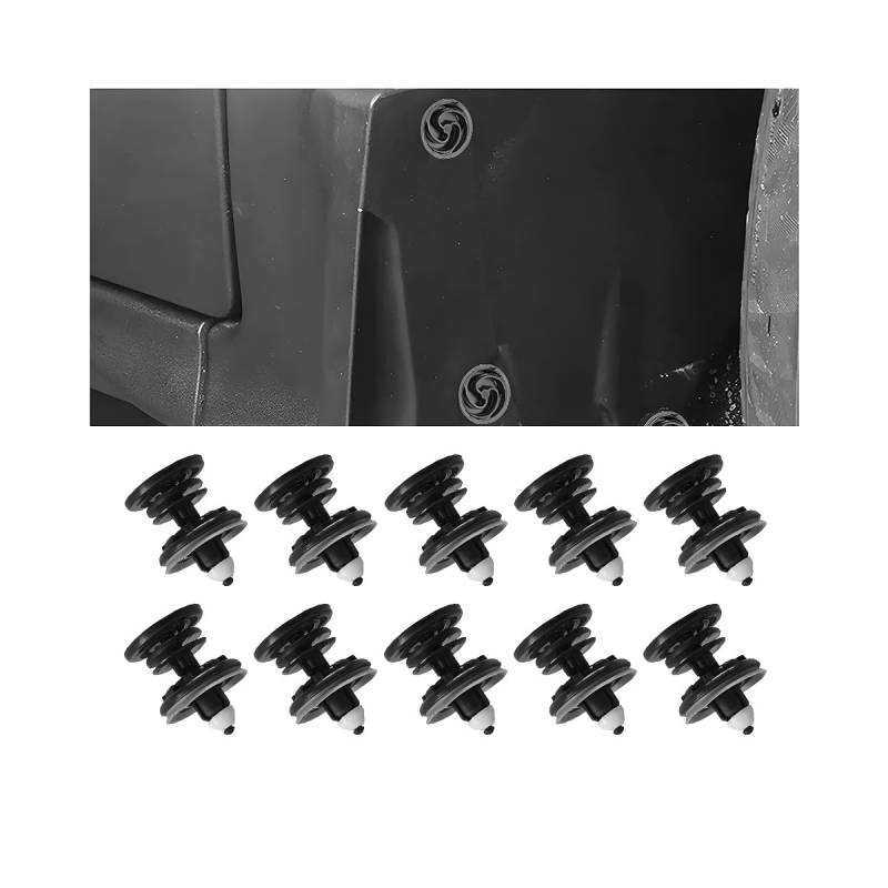 JNNJ 10 Stück Türverkleidungen Befestigungs Clips, Befestigungsclips Kunststoff Türverkleidung Befestigung Clips, Tragbar Autotür Klips Austauschbar Auto Türverkleidungs von JNNJ