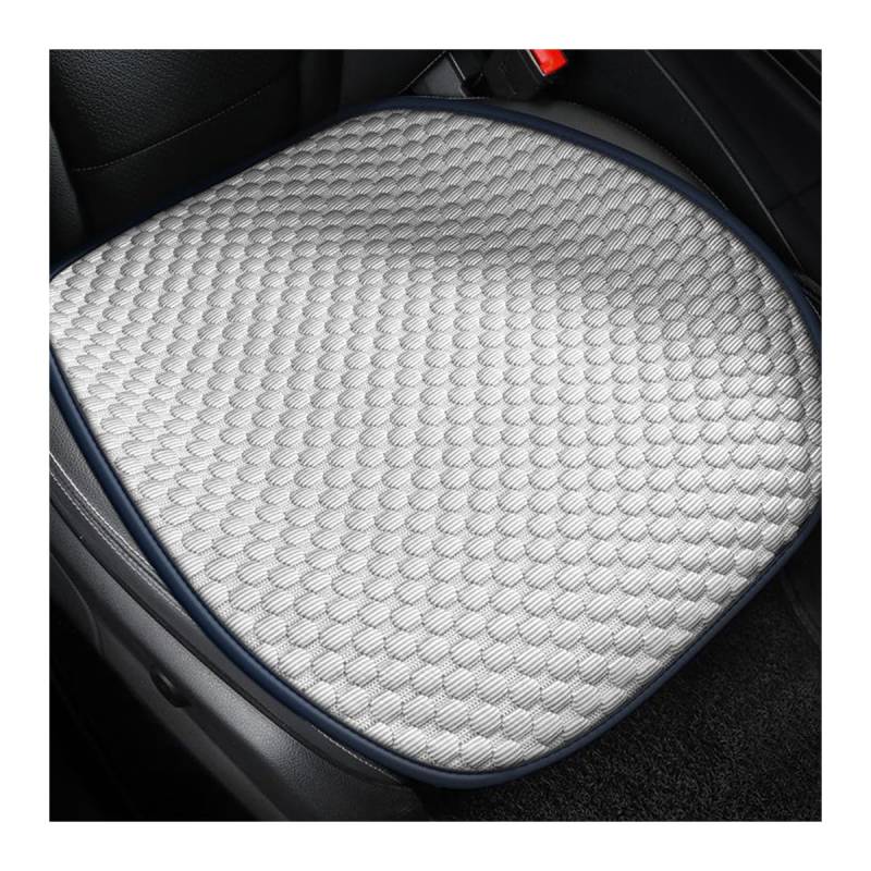JNNJ 2 Stück Sitzkissen für Vordersitze, Sitzauflage Mit Rutschfestem Boden, Autositzschoner für Vordersitz (Beige) von JNNJ