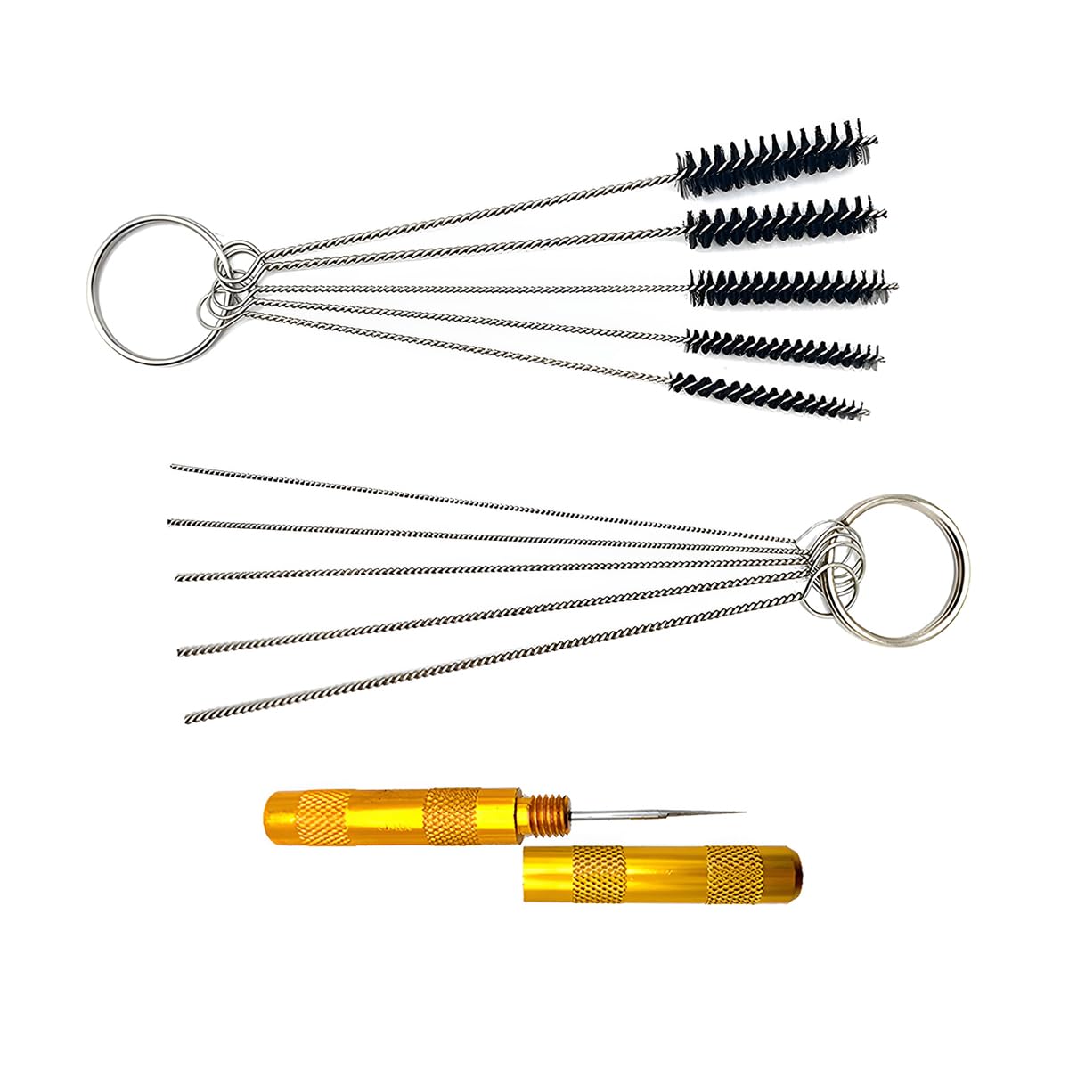JNNJ 3 Stück Vergaser Reiniger Set, Vergaser Carbon Dirt Jet Cleaner, Vergaserreiniger Reinigungs Set, Vergaser-Reinigungswerkzeug-Kits Für für Kfz-Mechaniker Düse JNNJ 3 Stück Vergaser Reiniger Set, Vergaser Carbon Dirt Jet Cleaner, Vergaserreiniger Reinigungs Set, Vergaser-Reinigungswerkzeug-Kits Für für Kfz-Mechaniker Düse von JNNJ