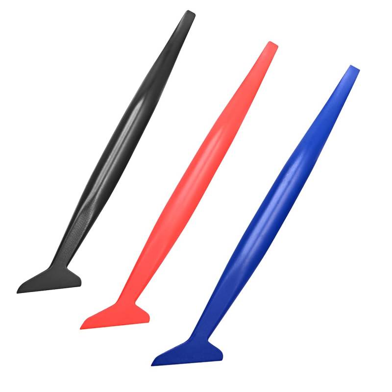 JNNJ 3 Stücke Autos Micro Rakel Vinyl Wraps, Auto Micro Rakel Set, 3 in 1 Magnet Micro Rakel Wraps Stick, Für Die Montage Von Fahrzeug Wraps Und Tönungen, Universal-Folienhalterung Für Autos von JNNJ