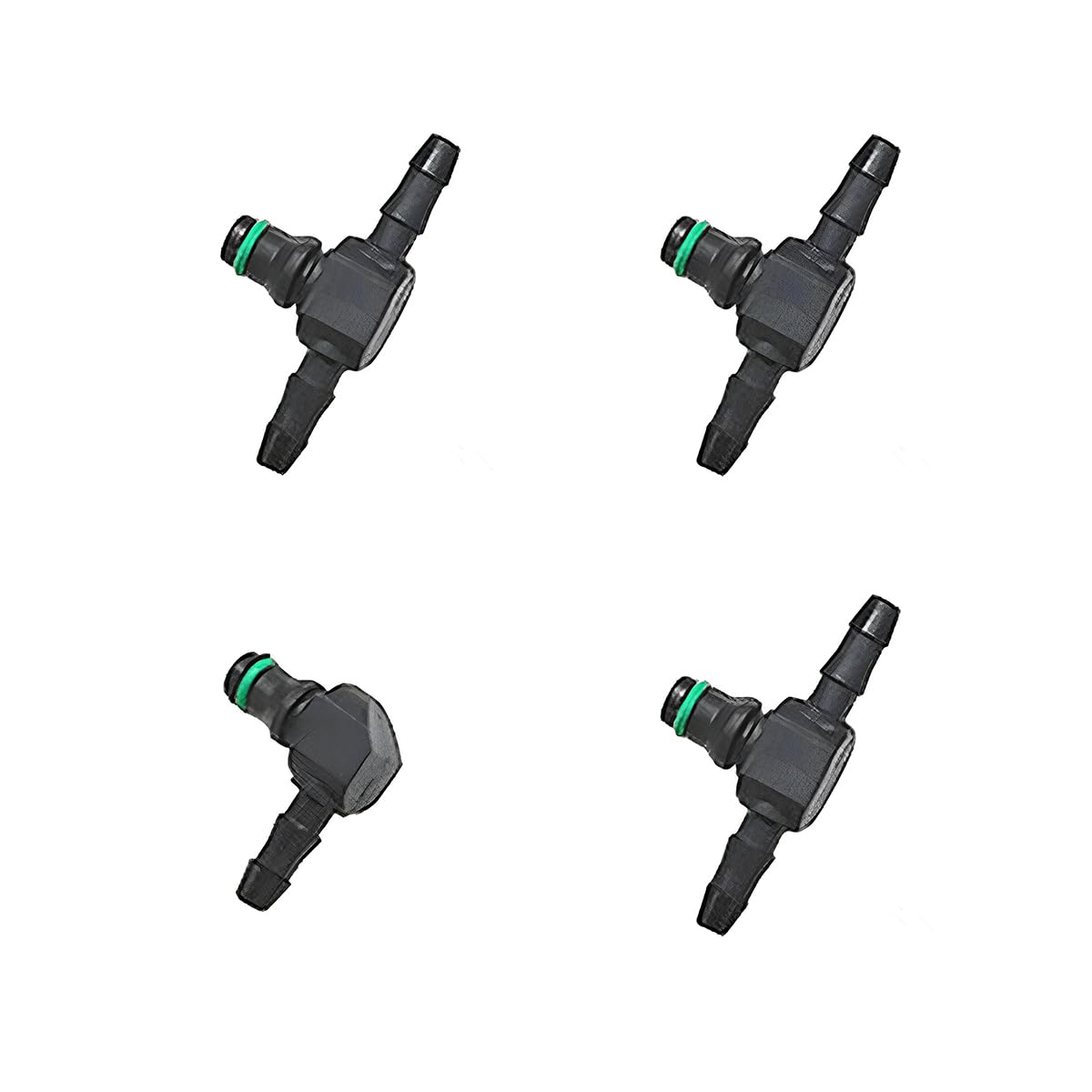 JNNJ 4 Stück Rücklaufnippeln Für Common Rail Injektoren, Rücklaufnippel 2 Ways Für Common-Rail Injektoren, Injektor Einspritzdüse Rücklaufnippel, Diesel-Rücklaufnippel JNNJ 4 Stück Rücklaufnippeln Für Common Rail Injektoren, Rücklaufnippel 2 Ways Für Common-Rail Injektoren, Injektor Einspritzdüse Rücklaufnippel, Diesel-Rücklaufnippel von JNNJ