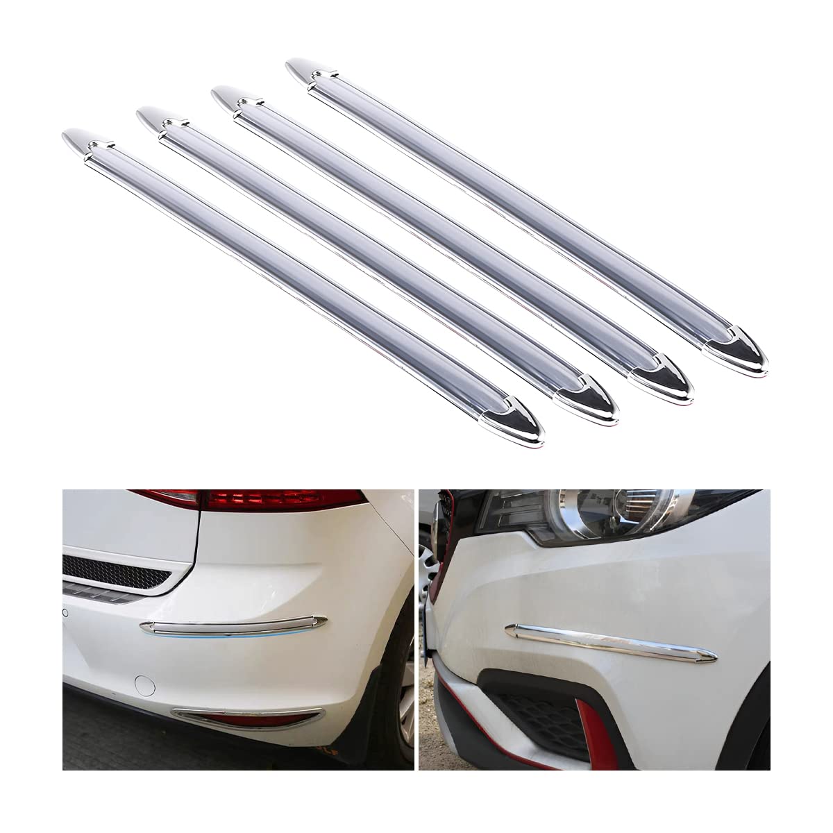 JNNJ 4Pcs Universal Car Side Door Edge Guards Schutzband Tür, Transparent Car Door Tür Kantenschutz Protector Aufkleber, Autotürscüutz Stoürstange Schutz für Die Meisten Autos von JNNJ