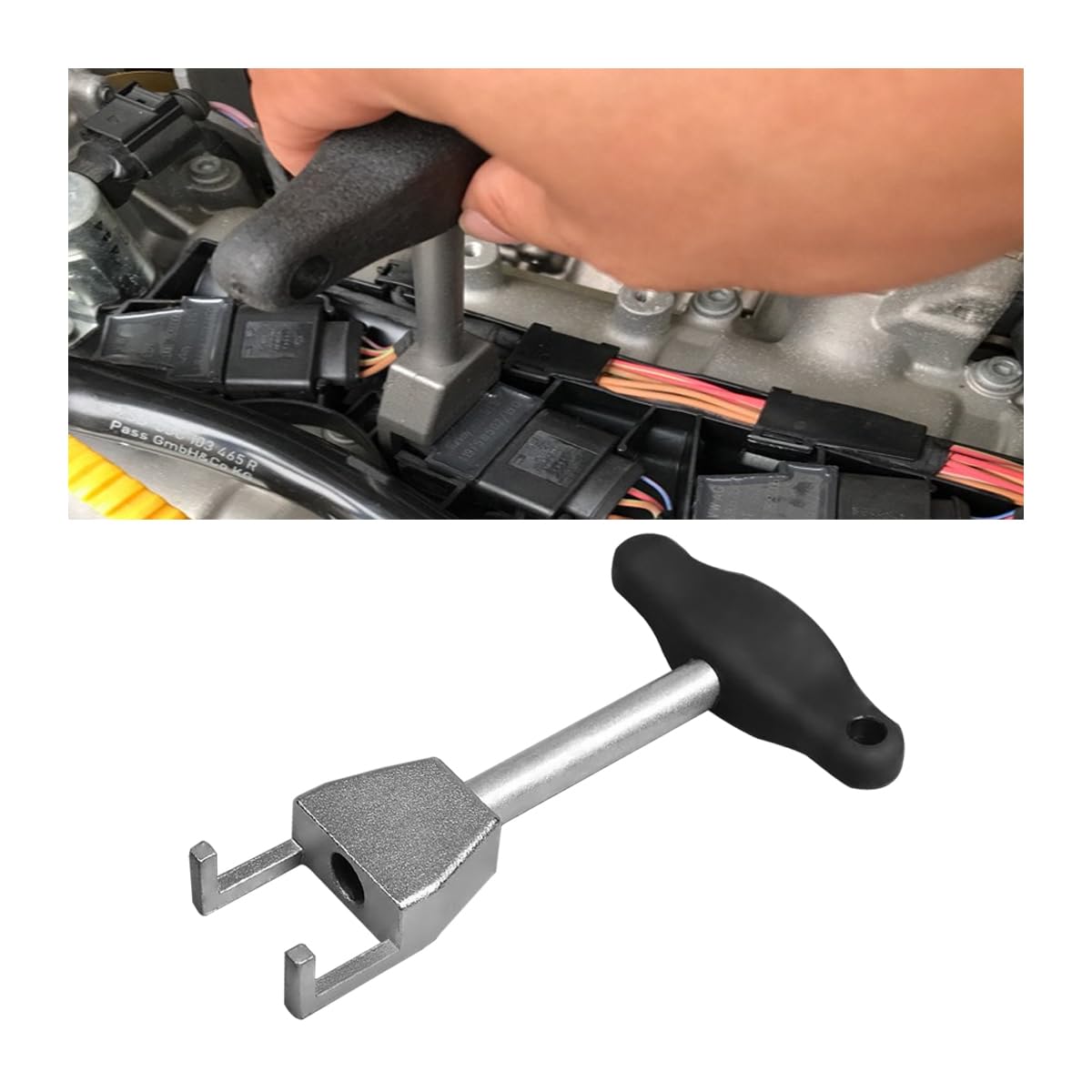 JNNJ Auto Zündspule Puller Removal Tool, Brandneu Und Hohe Qualität Auto Zündspule Puller Zündspule Removal Tool, Universal Removal Tool Für Universal Autos Fahrzeuge von JNNJ