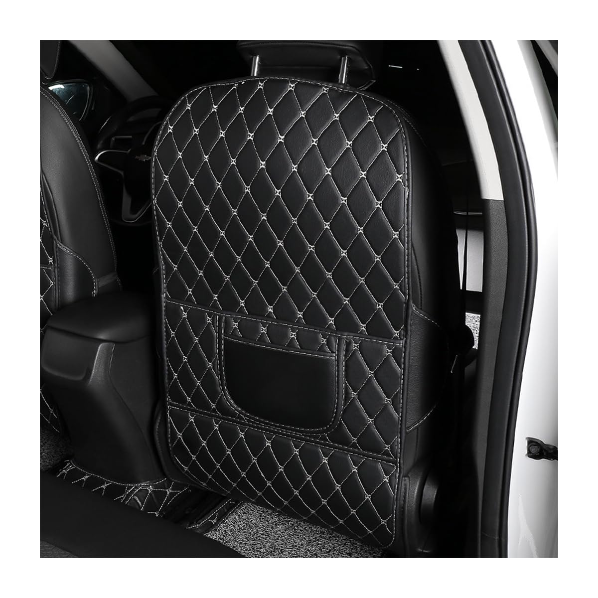 JNNJ Autositz Rückenlehne Protector, Universal-Rücksitzschutz Für Kinder, Leder Autositz Rückenlehne Protector Für Auto, wasserdichte Autositz-Schutzmatte Kick Mats JNNJ Autositz Rückenlehne Protector, Universal-Rücksitzschutz Für Kinder, Leder Autositz Rückenlehne Protector Für Auto, wasserdichte Autositz-Schutzmatte Kick Mats von JNNJ