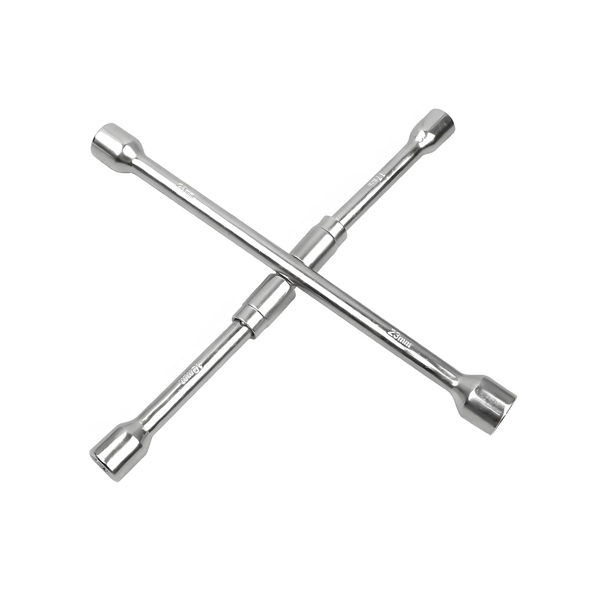 JNNJ Car Tyres Spanner, Tyres Nut Spanner, Schraubenschlüssel Für Reifenmuttern, Schraubenschlüssel Autoreifen, Quer Faltbarer Erweiterter Multifunktions-Notradschlüssel Zum Reifenwechseln Autoteile von JNNJ