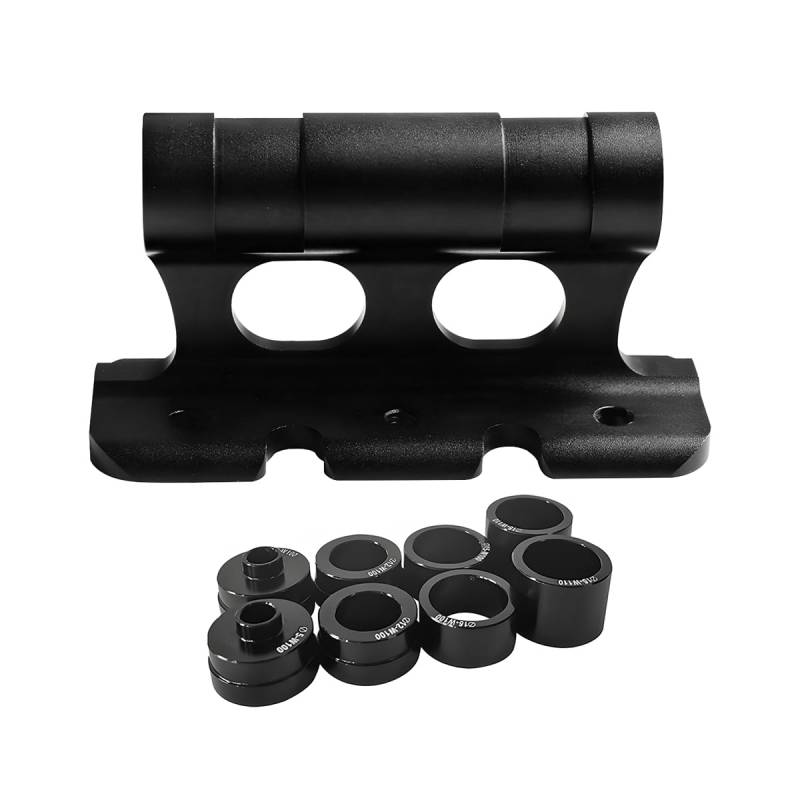 JNNJ Fahrrad Gabelhalterung, Fahrrad Schnellspanner Fahrradhalterung Auto Fahrradblock Gabelhalterung, Aluminium Fahrradträger Schnellspanner Fester Clip, Für Reise Transport Von Fahrrädern(Schwarz) von JNNJ