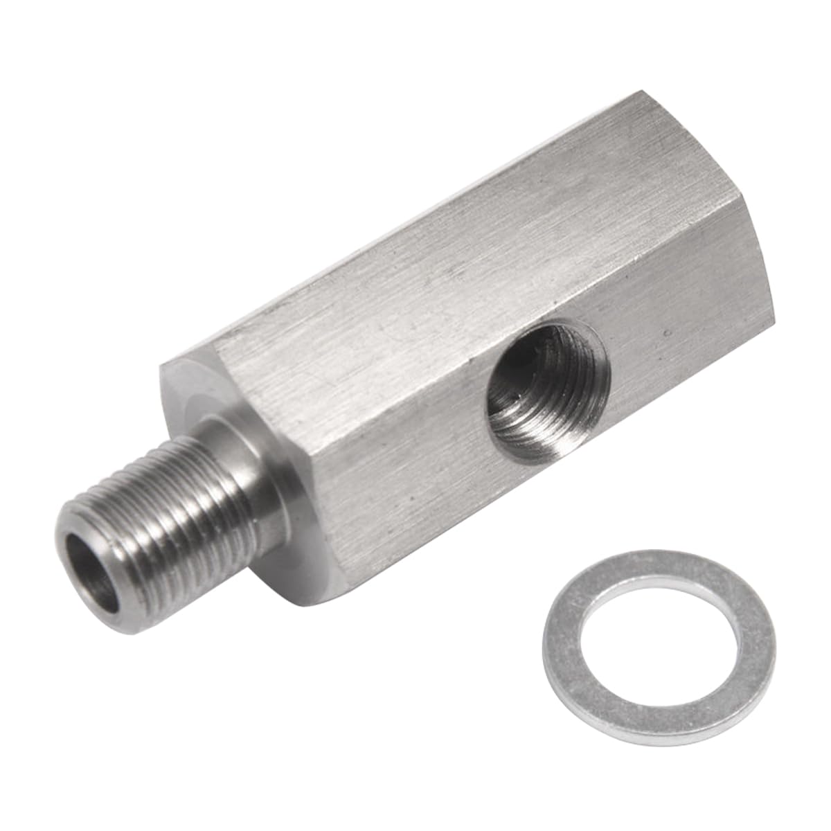JNNJ Öldrucksensor-Adapter, Öldrucksensor-Adapter NPT 1/8 Innengewinde Auf Metrisches M12X1.5, Edelstahl Öldrucksensor-T-Stück auf NPT-Adapter, Für Motoren Mechanisches JNNJ Öldrucksensor-Adapter, Öldrucksensor-Adapter NPT 1/8 Innengewinde Auf Metrisches M12X1.5, Edelstahl Öldrucksensor-T-Stück auf NPT-Adapter, Für Motoren Mechanisches von JNNJ