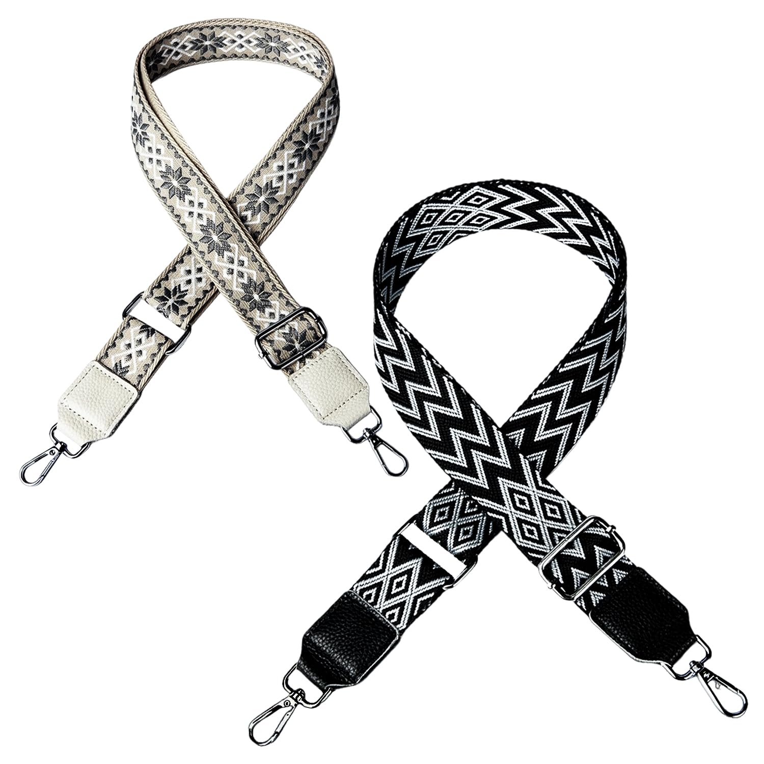 JNTMIKUN 2 Stück Taschengurt 3.8cm Breit Taschengurte zum Wechseln mit Karabiner Schultergurt für Taschen Schultertaschen Handtaschen - Schulterriemen Verstellbarer 75-135cm JNTMIKUN 2 Stück Taschengurt 3.8cm Breit Taschengurte zum Wechseln mit Karabiner Schultergurt für Taschen Schultertaschen Handtaschen - Schulterriemen Verstellbarer 75-135cm von JNTMIKUN