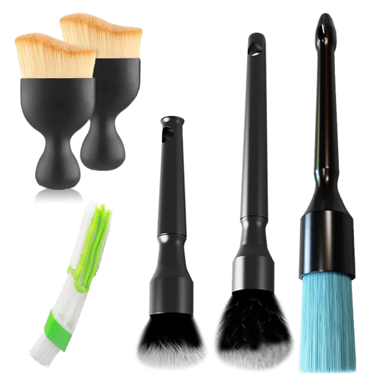 JNTMIKUN Auto Reinigungsset 6 Stück Auto Detailingbürste Premium Auto Reinigungspinsel Detailing Pinsel für Innen-und-Außenraum Autopflege JNTMIKUN Auto Reinigungsset 6 Stück Auto Detailingbürste Premium Auto Reinigungspinsel Detailing Pinsel für Innen-und-Außenraum Autopflege von JNTMIKUN
