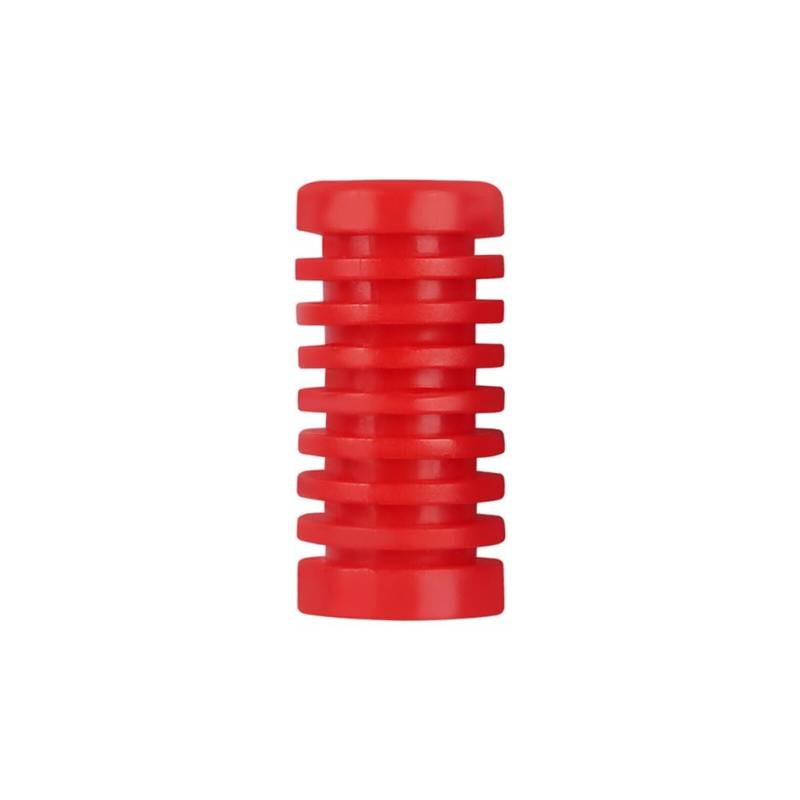 Motorräder Pedal 1 Stücke Motorrad Getriebe Shift-Shifter Hebel Pedal Kick Start Fußrasten Pad Gummi Schwarz, Blau, Grün, Rot Gummi Für Die Meisten Motorräder (Color : Red) von JNWHY