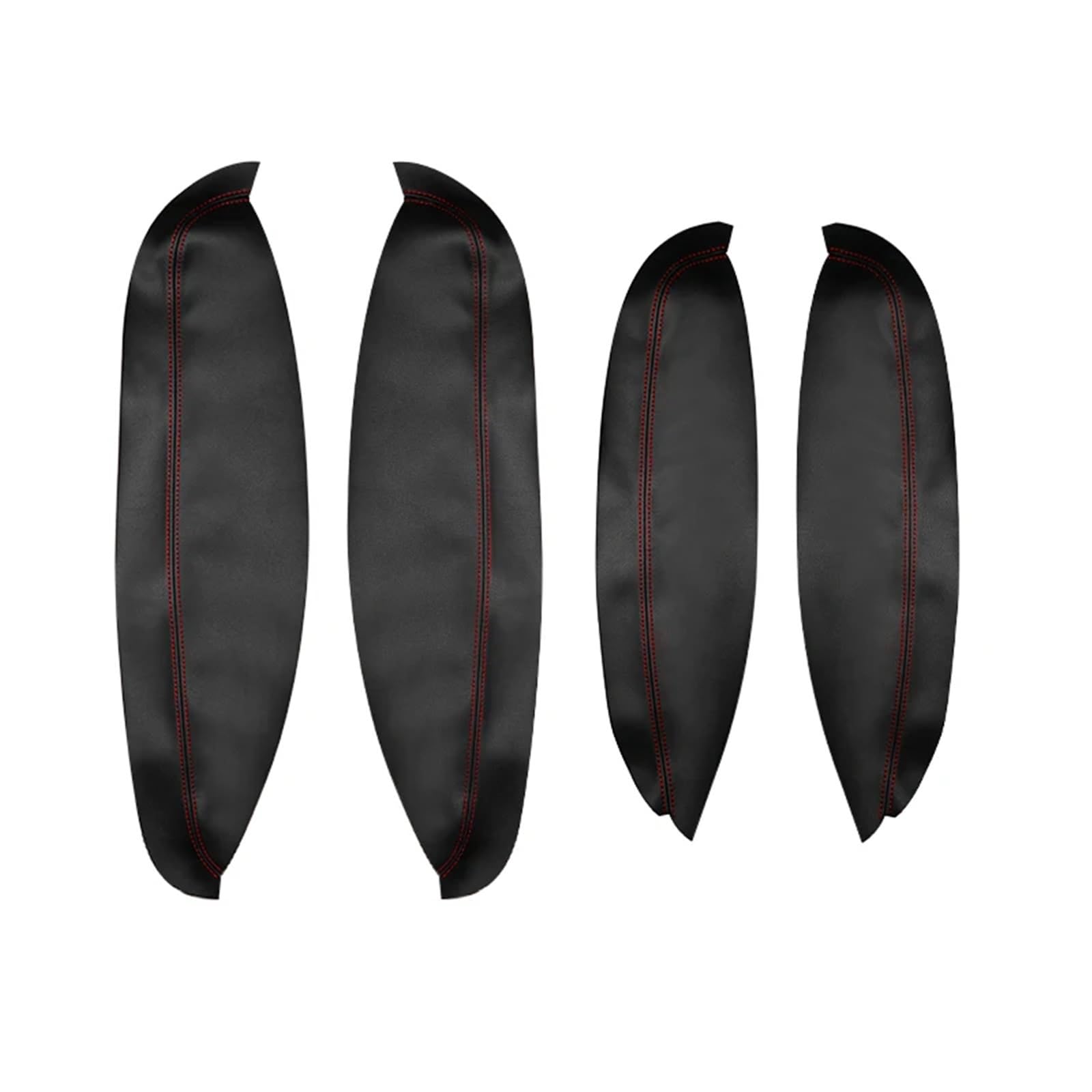 Türverkleidungs-Armlehnenabdeckung Auto-Schlammklappen fit for Lexus Es30. 0h ES350 F. Sport 2019 2020 2021 Mordguards Splash Guard Fender Mud-Blätter Zubehör (Color : 4pcs Black-red line) von JOBOUND