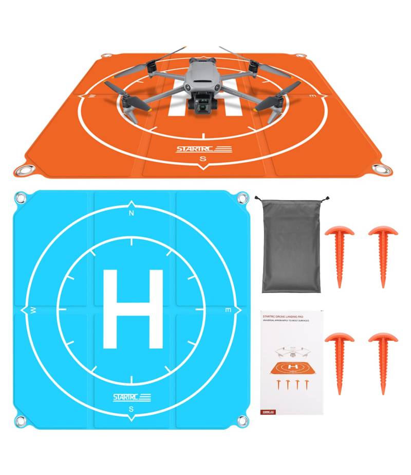 JOFLVA Drohnen Landeplatz, Wasserdichte Tragbare Universal Landung Pads Faltbar für DJI Mini 3 Pro/Avata Pro/Mini 2/Mavic 3/Air 2/Air 2S von JOFLVA