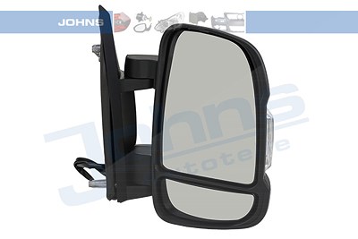 Johns Außenspiegel [Hersteller-Nr. 304438-21] für Citroën, Fiat, Opel, Peugeot von JOHNS