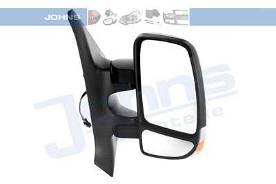Johns Außenspiegel rechts (Beifahrerseite) [Hersteller-Nr. 609238-1] für Nissan, Opel, Renault von JOHNS