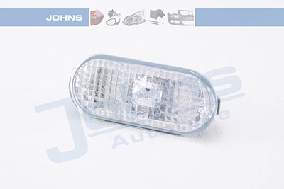 Johns Blinker seitlich weiß oval ohne Lampenträger [Hersteller-Nr. 321221-3] für Ford von JOHNS