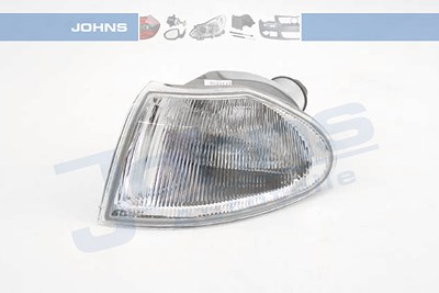 Johns Blinkleuchte vorne weiß, mit Lampenträger [Hersteller-Nr. 550719-2] für Opel von JOHNS