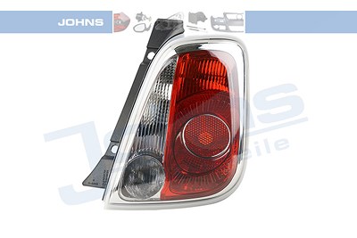 Johns Heckleuchte, Blinker weiß, ohne Lampenträger [Hersteller-Nr. 300388-1] für Fiat von JOHNS