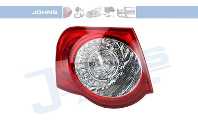 Johns Heckleuchte außen, ohne Lampenträger [Hersteller-Nr. 955087-5] für VW von JOHNS