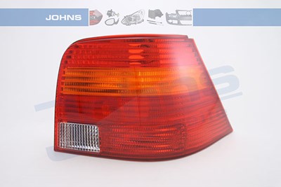 Johns Heckleuchte gelb/rot, ohne Lampenträger [Hersteller-Nr. 953988-1] für VW von JOHNS