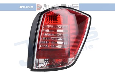 Johns Heckleuchte rot/weiß, ohne Lampenträger [Hersteller-Nr. 550988-8] für Opel von JOHNS