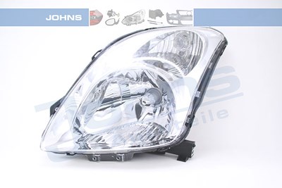 Johns Scheinwerfer H4, elektr. LWR ohne Stellmotor [Hersteller-Nr. 741409] für Suzuki von JOHNS