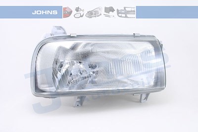 Johns Scheinwerfer H4 elektr. LWR o. Stellmotor [Hersteller-Nr. 953810-2] für VW von JOHNS