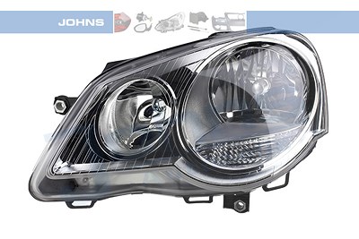Johns Scheinwerfer H7/H1 chrom, elektr. LWR [Hersteller-Nr. 952609-4] für VW von JOHNS