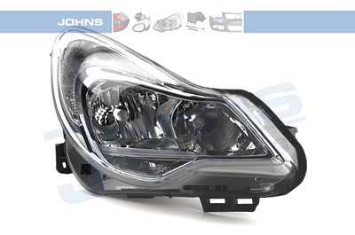 Johns Scheinwerfer H7/H1 chrom mit Stellmotor [Hersteller-Nr. 555710-4] für Opel von JOHNS