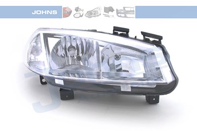 Johns Scheinwerfer H7/H1 elektr. LWR ohne Stellmotor [Hersteller-Nr. 602210] für Renault von JOHNS