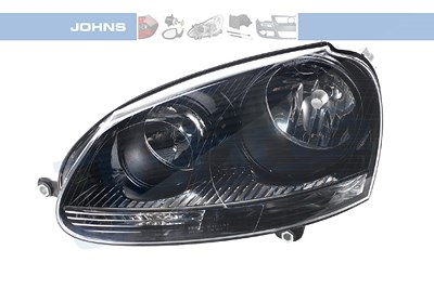 Johns Scheinwerfer H7/H7 chrom/schwarz, mit Stellmotor [Hersteller-Nr. 954109-9] für VW von JOHNS