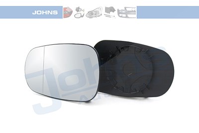 Johns Spiegelglas, Außenspiegel [Hersteller-Nr. 600837-80] für Dacia, Nissan, Renault von JOHNS