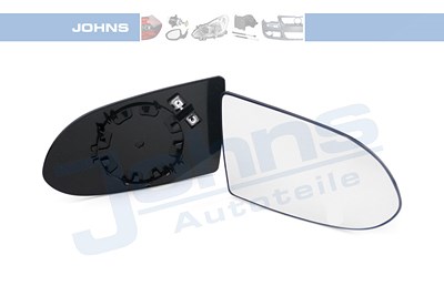 Johns Spiegelglas, Außenspiegel [Hersteller-Nr. 557138-80] für Opel von JOHNS