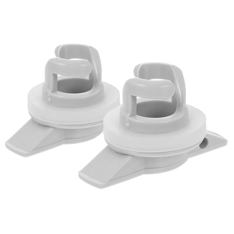 JOINPAYA 2 Stück Gummi -Boot -Luftventilabdeckung Stopfen für Abflusslöcher Kajak-Speisestopper Kajak Scupper Plug Kit Schiffssupperablauf aufblasbares Kajakteil PVC Weiß von JOINPAYA