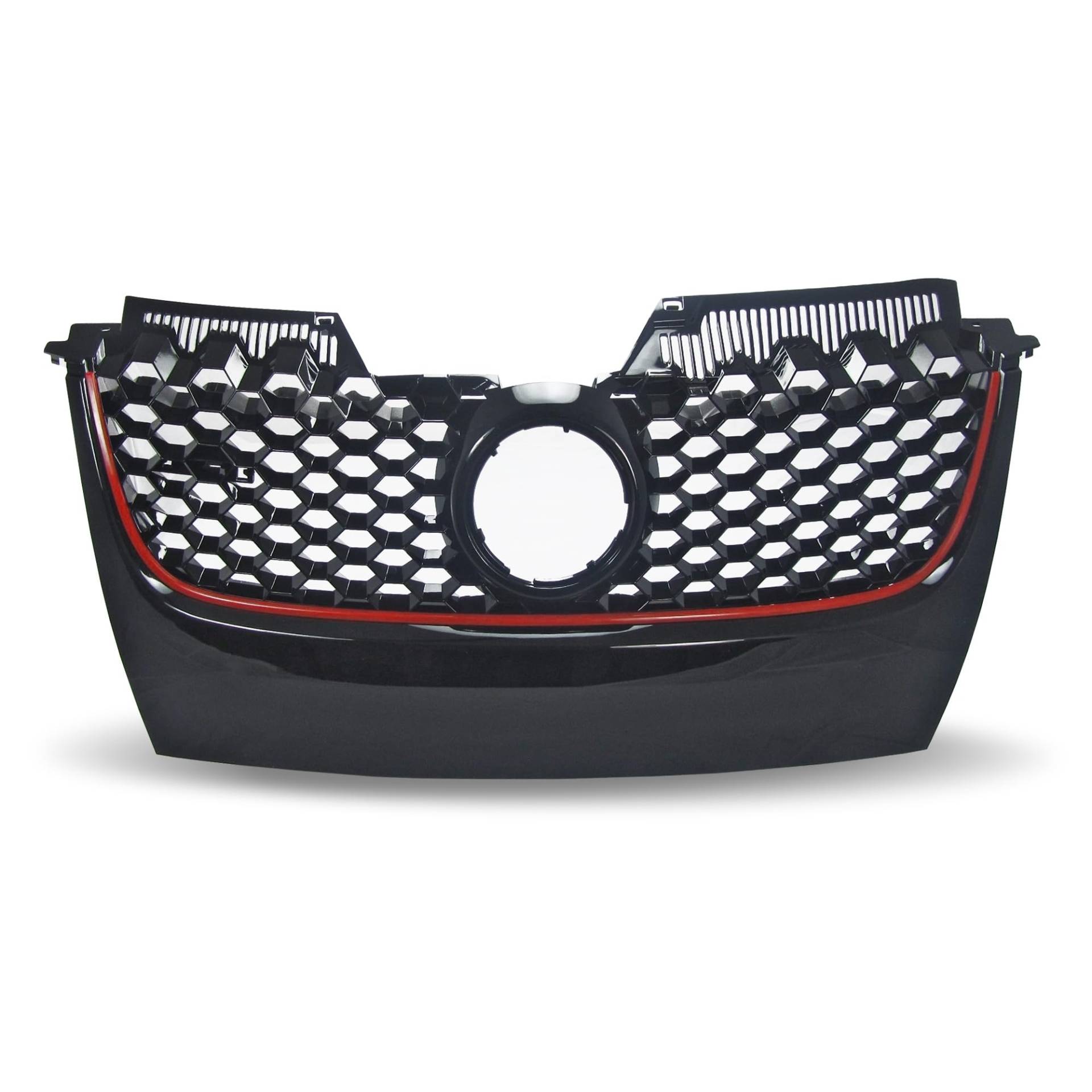 JOM 1K1853653BR Kühlergrill im Sport-Design mit Wabengitter, in Schwarz mit Roter Umrandung JOM 1K1853653BR Kühlergrill im Sport-Design mit Wabengitter, in Schwarz mit Roter Umrandung von JOM Car Parts & Car Hifi GmbH