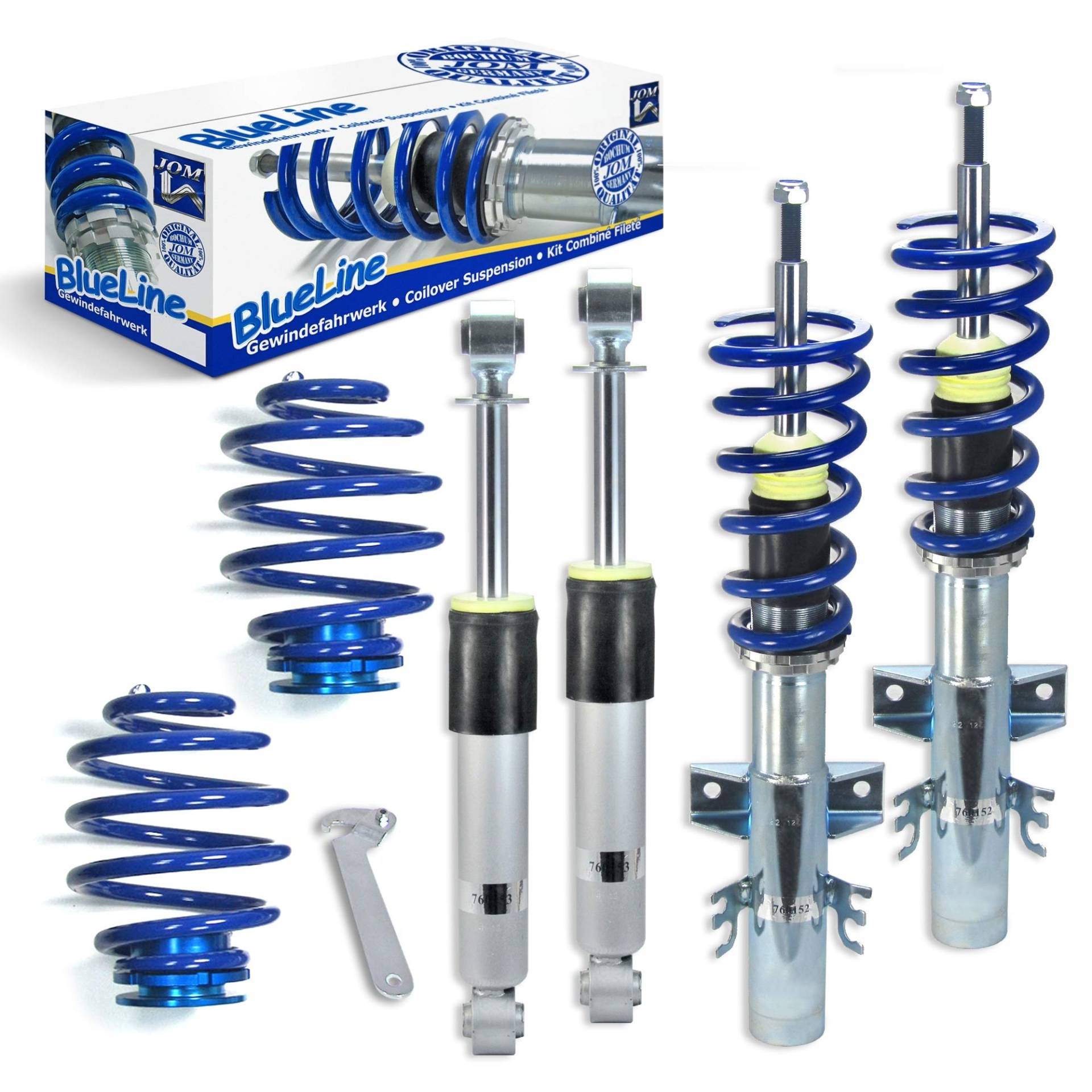 JOM Car Parts & Car Hifi GmbH 741094 Schroefdemper, blauw von JOM Car Parts & Car Hifi GmbH