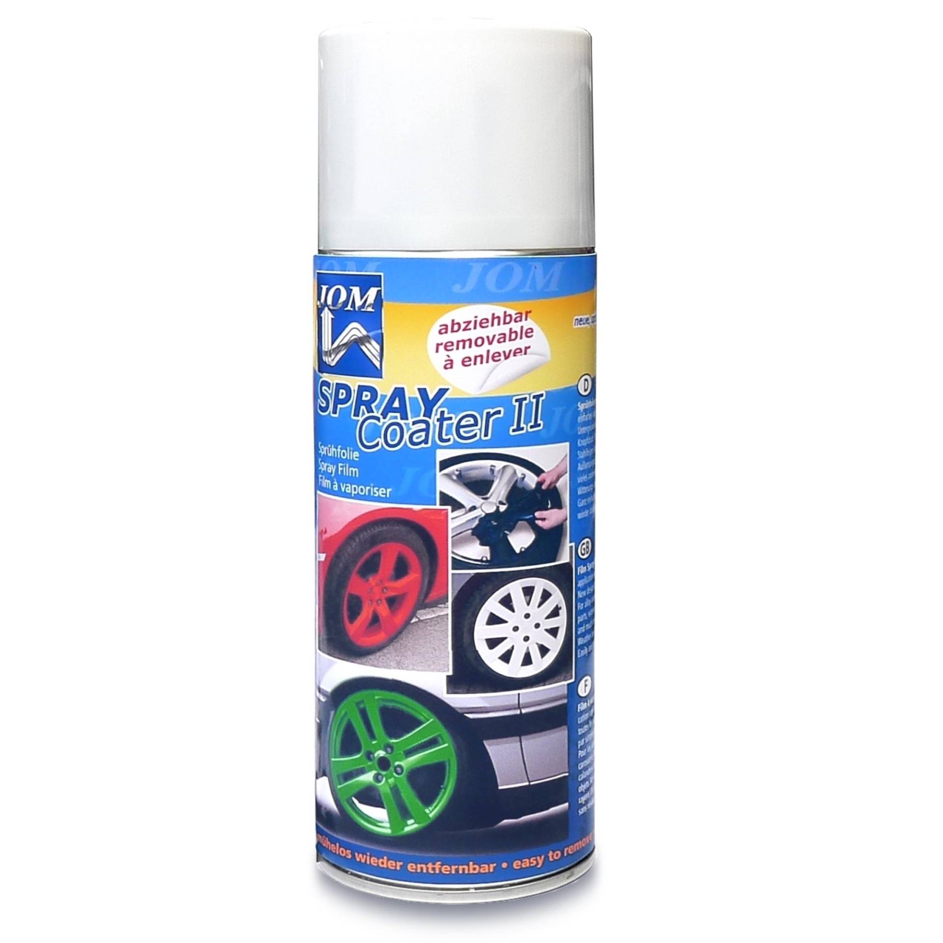 JOM Car Parts & Car Hifi GmbH 127095 SprayCoater II, Sprühfolie, abziehbarer Felgenlack, weiß, 400ml JOM Car Parts & Car Hifi GmbH 127095 SprayCoater II, Sprühfolie, abziehbarer Felgenlack, weiß, 400ml von JOM Car Parts & Car Hifi GmbH
