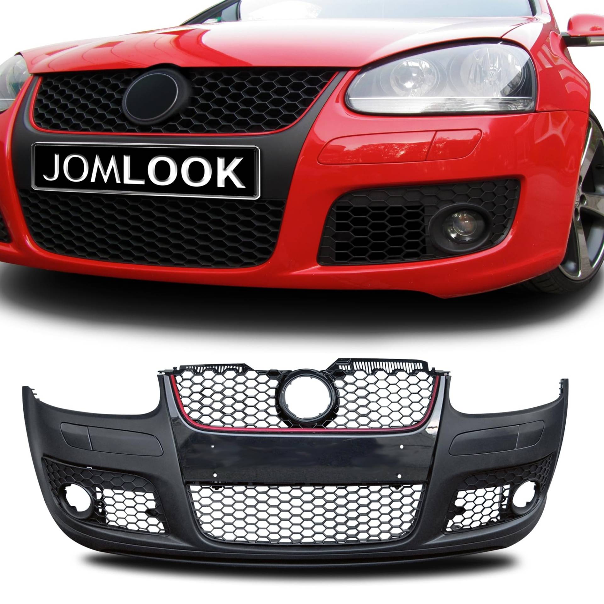 JOM Car Parts & Car Hifi GmbH 1K1807103JTI frontbumper in sportdesign incl. honingraatkoeler Grill von JOM Car Parts & Car Hifi GmbH