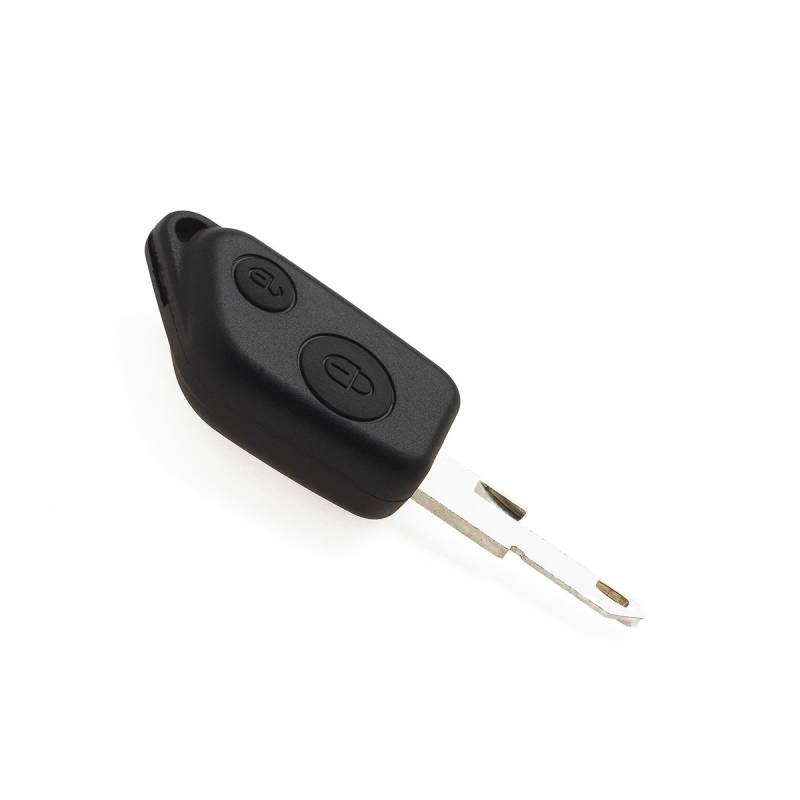 JONGO - Autoschlüssel-Gehäuse mit Klinge kompatibel mit Peugeot 306 | Plip 2-Tasten Transponderschlüssel von JONGO