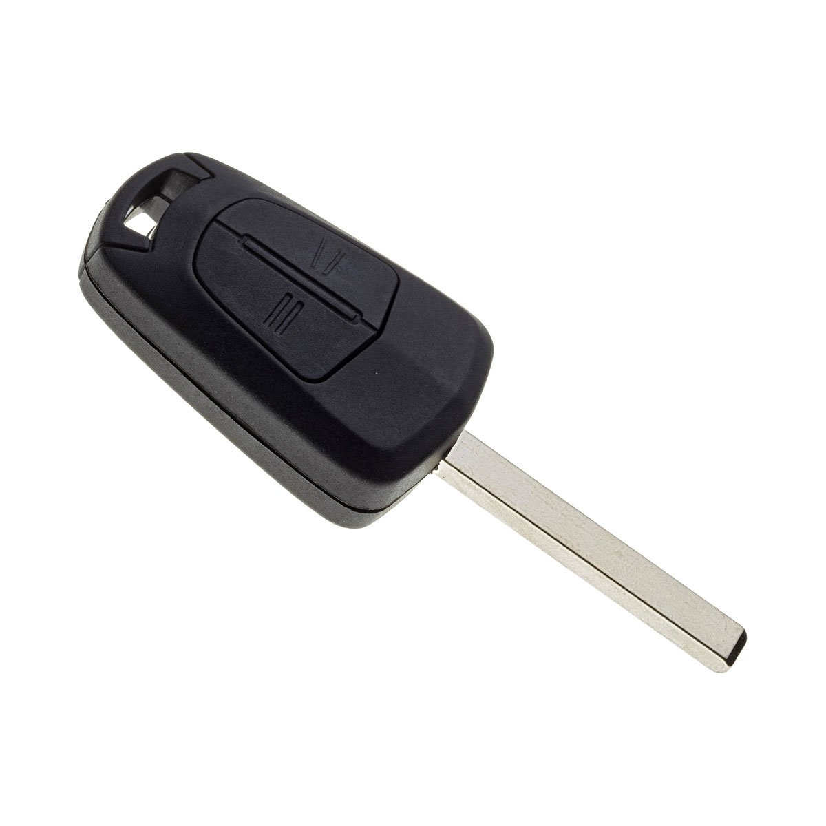 JONGO - Autoschlüssel-Gehäuse mit Schlüsselblatt kompatibel mit Opel Astra H, Zafira B & Corsa D | Plip Fernbedienung Funkschlüssel Nutzfahrzeug 2-Tasten Transponderschlüssel von JONGO