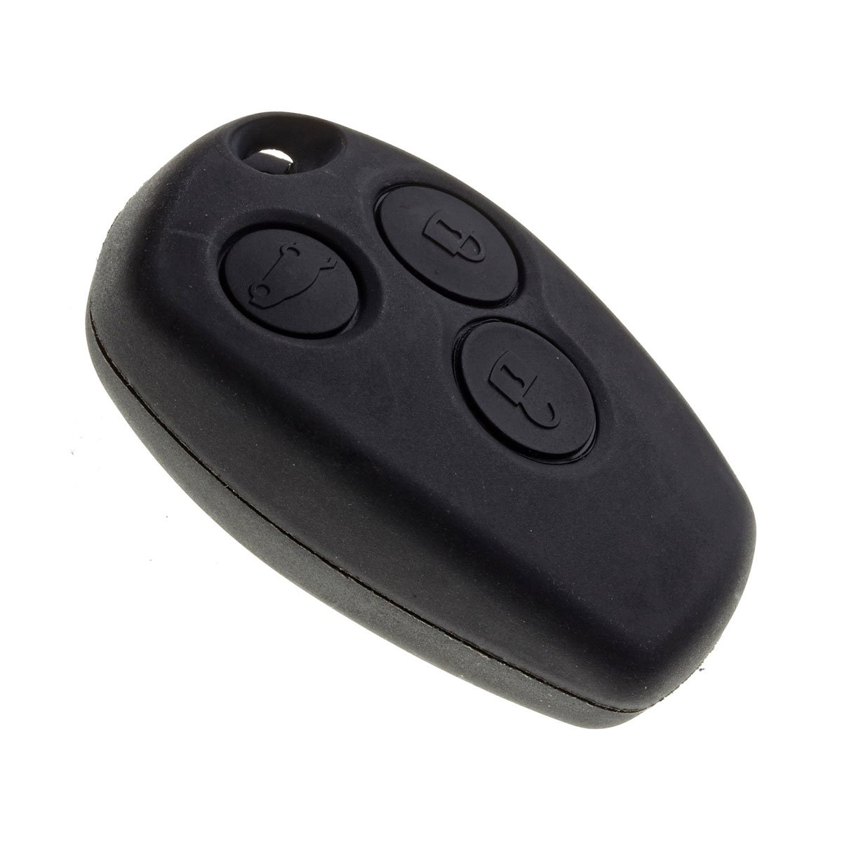 JONGO - Autoschlüssel-Gehäuse ohne Schlüsselblatt kompatibel mit Renault Clio 3, Kangoo, Master, Modus & Trafic | Plip Fernbedienung Funkschlüssel Nutzfahrzeug 3-Tasten von JONGO