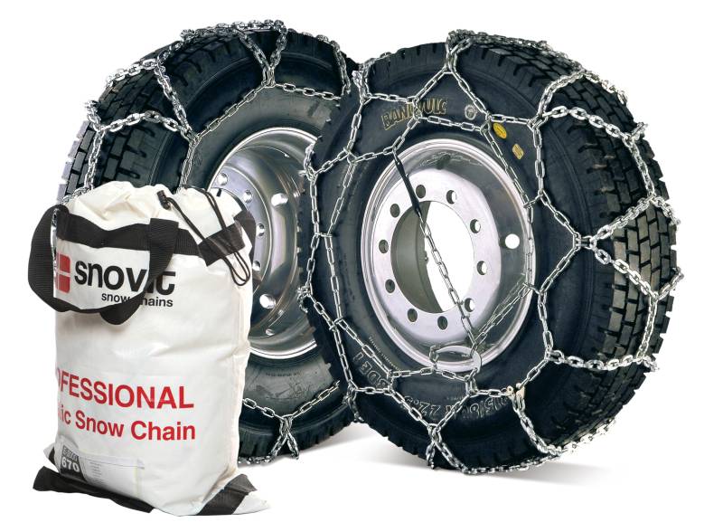 SNOVIT E-3000 Größe 620 Schneekette Metall LKW Bus ÖNORM V5119:2021 Set 2 Stück von SNOVIT