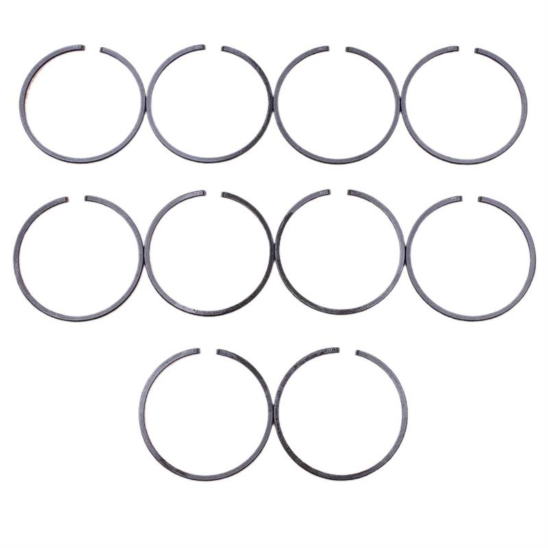 JOVERI 10 Stück 44 mm x 1,5 mm Kolbenring, for Jonsered 2150 CS2150, for Husqvarna 49 42 51 55 246 351 353 350 345 340 346 Kettensägen-Ersatzteile Kolbenring für Gartenmaschinen von JOVERI