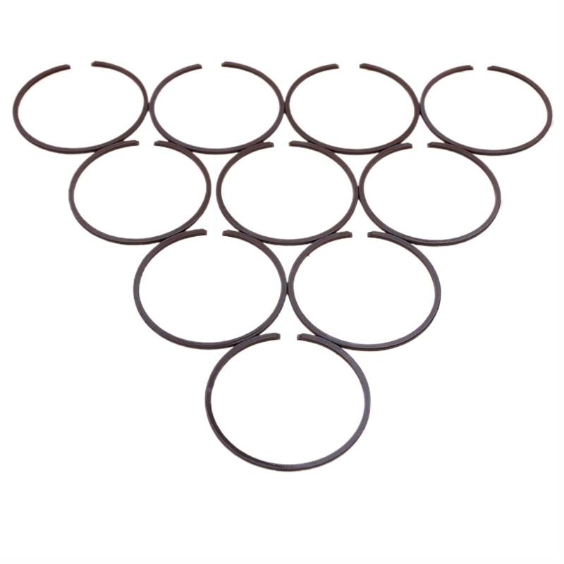JOVERI 10 Stück Kolbenringe, for Rasentrimmer, Freischneider, Rasentrimmer, Kettensäge, Ersatzteil, 35 mm x 1,2 mm Kolbenring für Gartenmaschinen von JOVERI