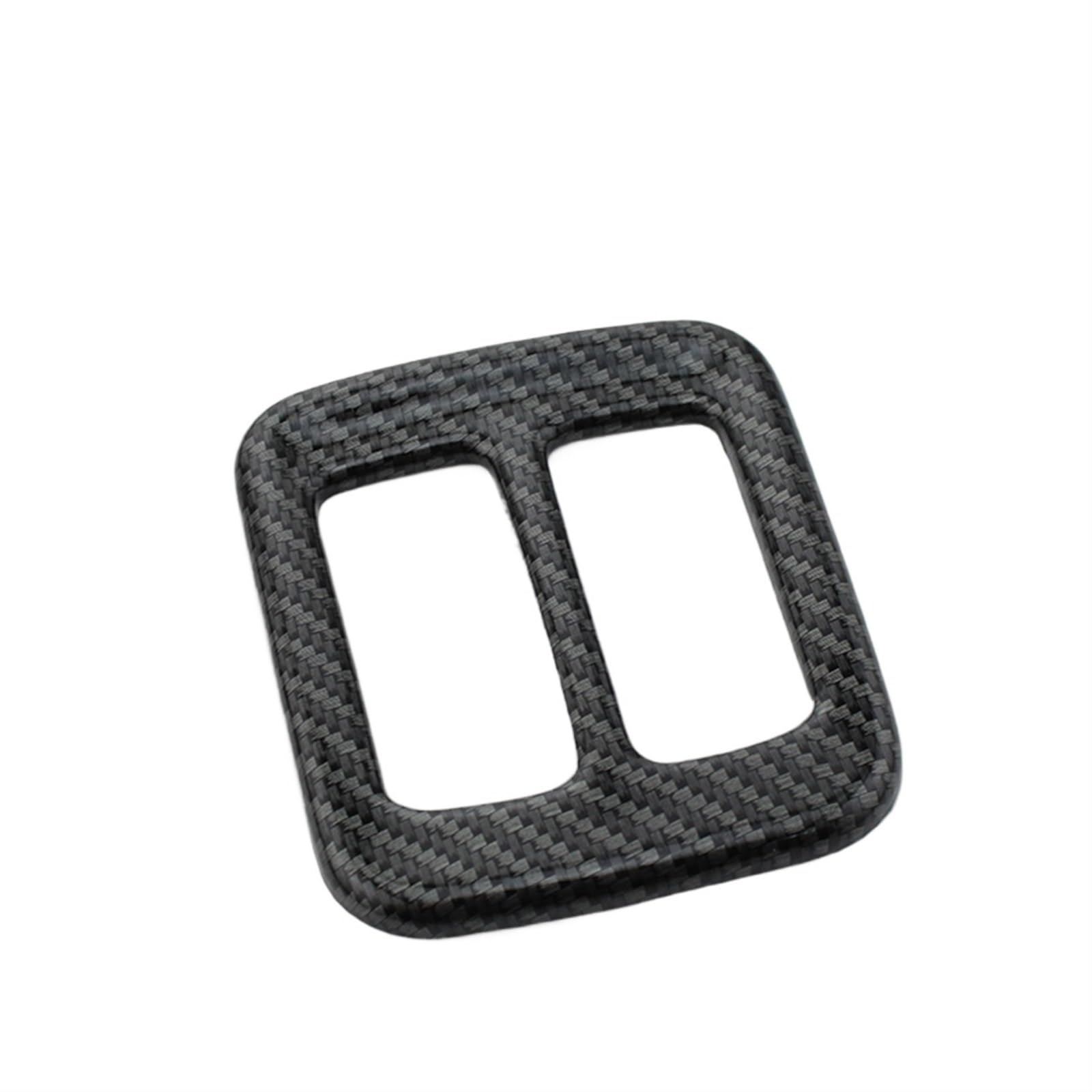 JOVERI ABS-Chrom-Heckklimaanlagen-Entlüftungsverkleidung, Armlehnen-Luftauslass-Abdeckungsaufkleber, for Jeep, for Compass 2017 2018 Zubehör Auto-Lüftungsgitter(Carbon Fiber) von JOVERI
