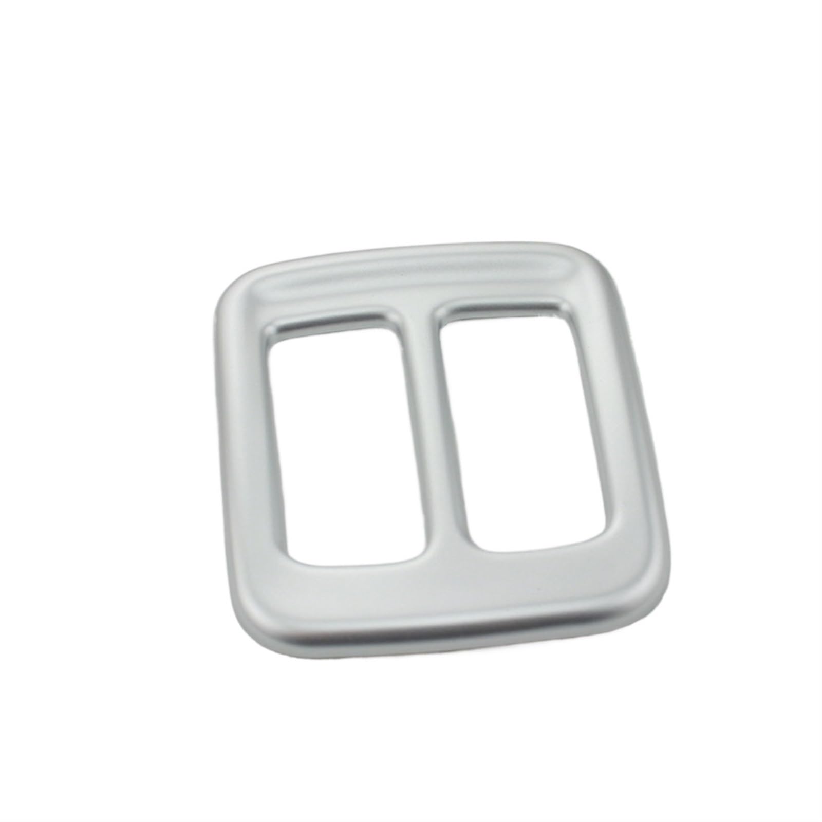 JOVERI ABS-Chrom-Heckklimaanlagen-Entlüftungsverkleidung, Armlehnen-Luftauslass-Abdeckungsaufkleber, for Jeep, for Compass 2017 2018 Zubehör Auto-Lüftungsgitter(Silver) von JOVERI