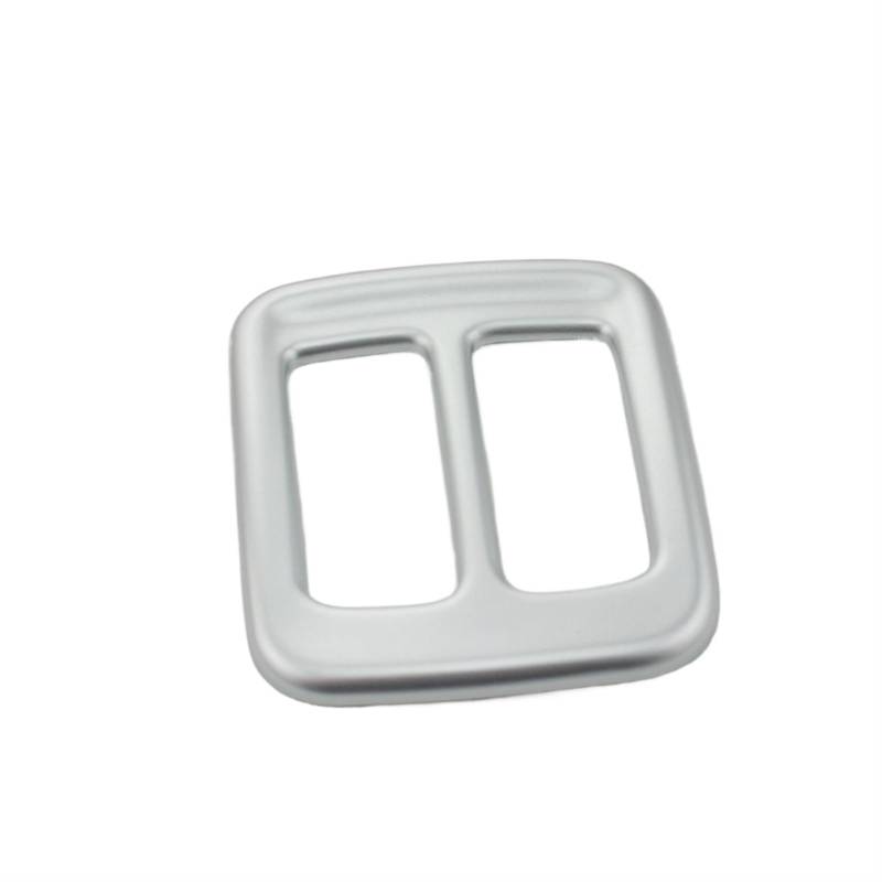 JOVERI ABS-Chrom-Heckklimaanlagen-Entlüftungsverkleidung, Armlehnen-Luftauslass-Abdeckungsaufkleber, for Jeep, for Compass 2017 2018 Zubehör Auto-Lüftungsgitter(Silver) von JOVERI