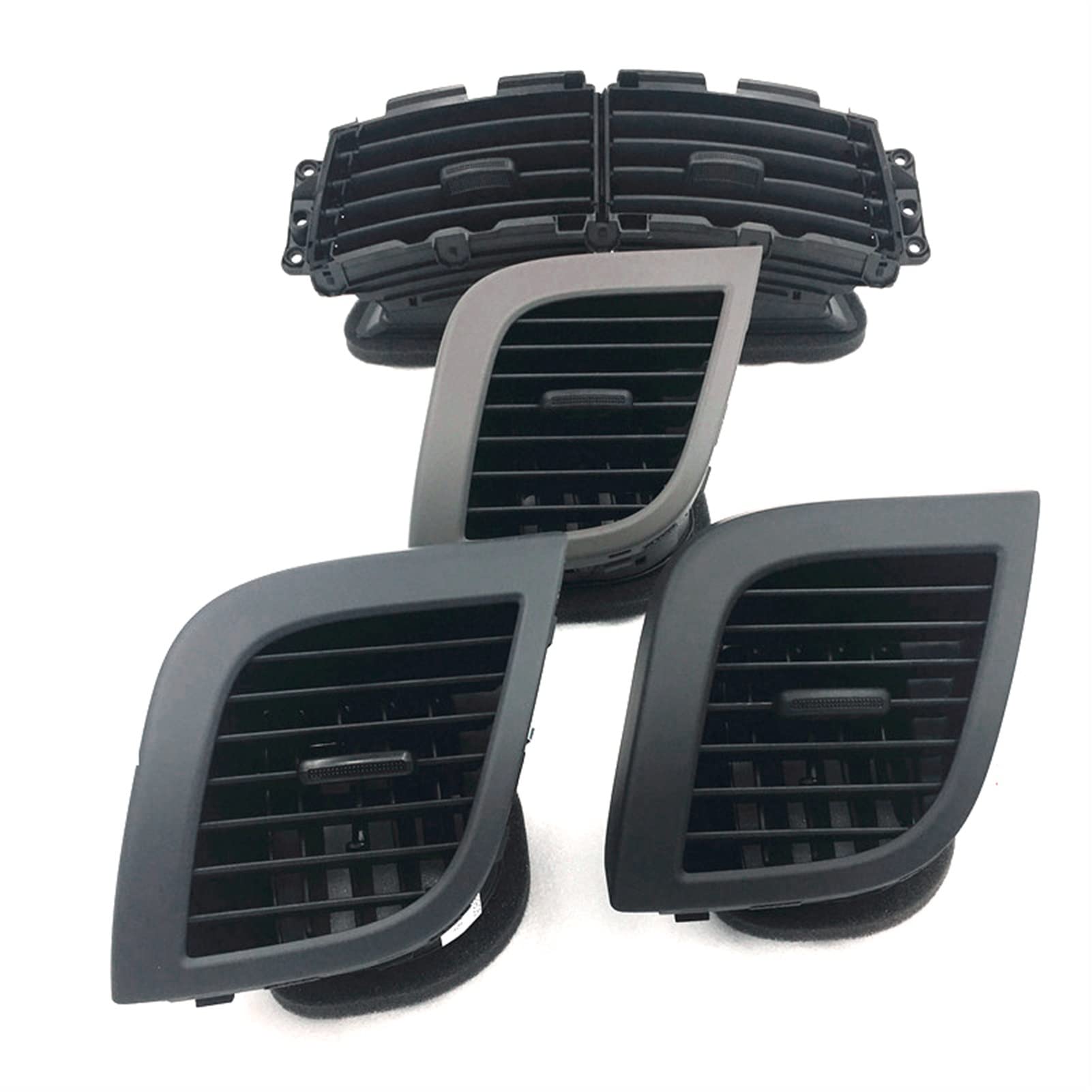 JOVERI Auto-Innenraum vorne Armaturenbrett Mittelkonsole A/C Entlüftungsauslass Klimaanlage Installationsdüse, for Hyundai, Verna Solaris Ventile Auto-Lüftungsauslass(Black-Right) von JOVERI